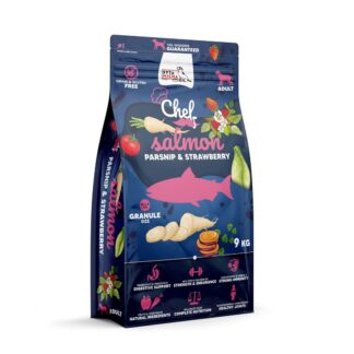 SYTA MICHA Chef Salmon parsnip and strawberry - dry dog food - 9kg SYTA MICHA Chef Salmon parsnip and strawberry - dry dog food - 9kg