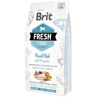 BRIT Fresh Muscles & Joints Fish with pumpkin - dry dog food - 12kg