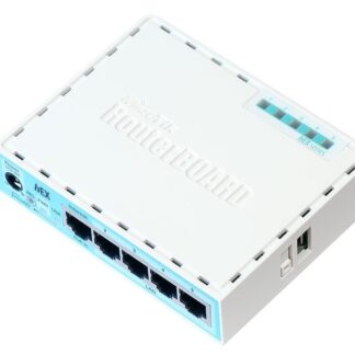 Mikrotik RB750GR3 wired router Gigabit Ethernet Turquoise  White
