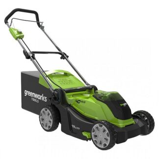 Greenworks G40LM41K4 - 2504707UB Ασύρματη Μηχανή Γκαζόν 40V 4Ah 41 cm