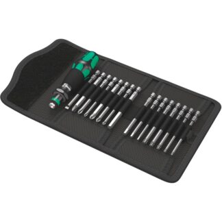 WERA Kraftform Kompakt 60 Pouch with 89 mm-long bits