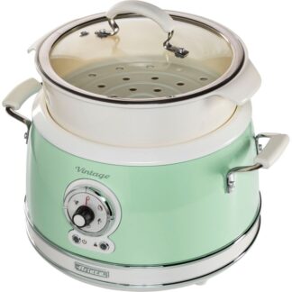 Ariete Vintage Food Steamer, green Ariete Vintage Food Steamer, green