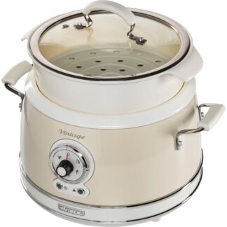 Ariete Vintage Food Steamer, beige Ariete Vintage Food Steamer, beige