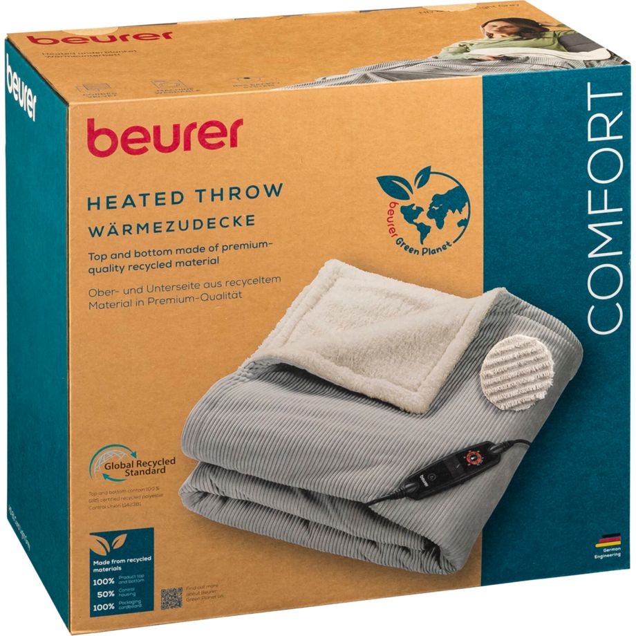 Beurer HD 81 Cord Light Grey Beurer HD 81 Cord Light Grey