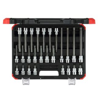 GEDORE red Screwdriver Bit Sockets 1/2  XZN 26-pieces