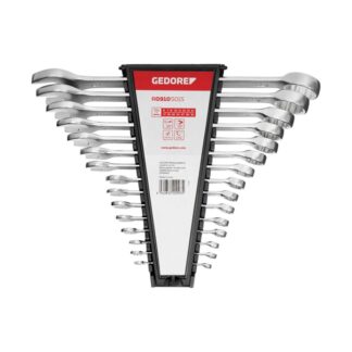 GEDORE red Ratchet Spanner Set metric   17-pieces