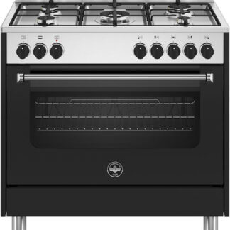 La Germania Κουζίνα 117lt με Εστίες Υγραερίου Π90εκ. Μαύρη