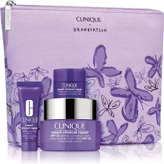 Set Clinique Smart Clinical Repair Spf30 50ml Serum 10ml Eyes 5ml@