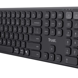 Trust Vaiya US Black USB + RF Wireless + Bluetooth - keyboard