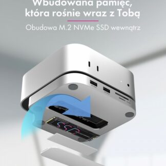 ICY BOX IB-DK100 Mac Mini M4 Docking 7in