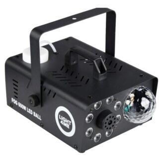 LIGHT4ME Fog 600W LED Ball - smoke and fog machine with backlit smoke effect + disco ball