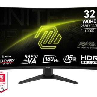 MSI MAG 325CQF computer monitor 80 cm (31.5 ) 2560 x 1440 pixels Wide Quad HD Black