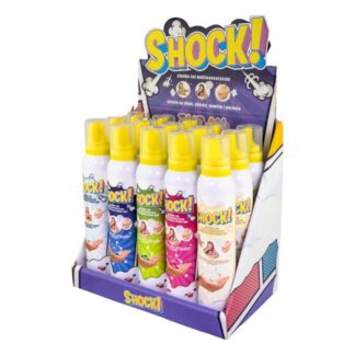 SHOCK Foam-zel 200ml display 15 pieces mix
