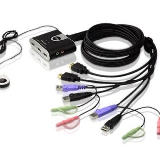 ATEN 2-Port USB HDMI KVM Switch with Audio