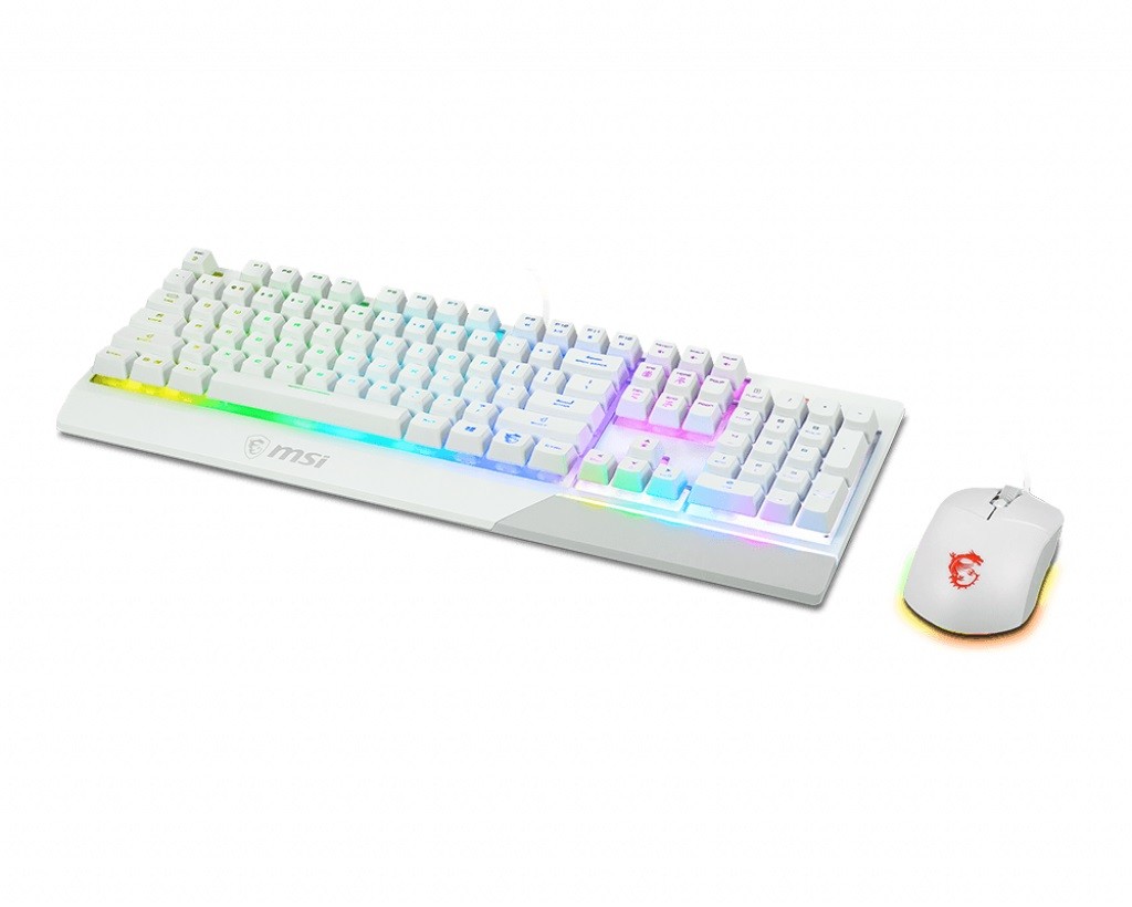 Set Vigor GK30 Combo White Keyboard + Mouse Set Vigor GK30 Combo White Keyboard + Mouse