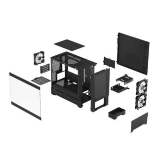 Case Z10 PLUS ATX Mid Tower 140mm ARGB Fan x4