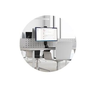 SmartFit Ergo Single Monitor Arm Long