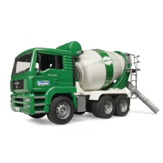 MAN TGA white and green concrete mixer