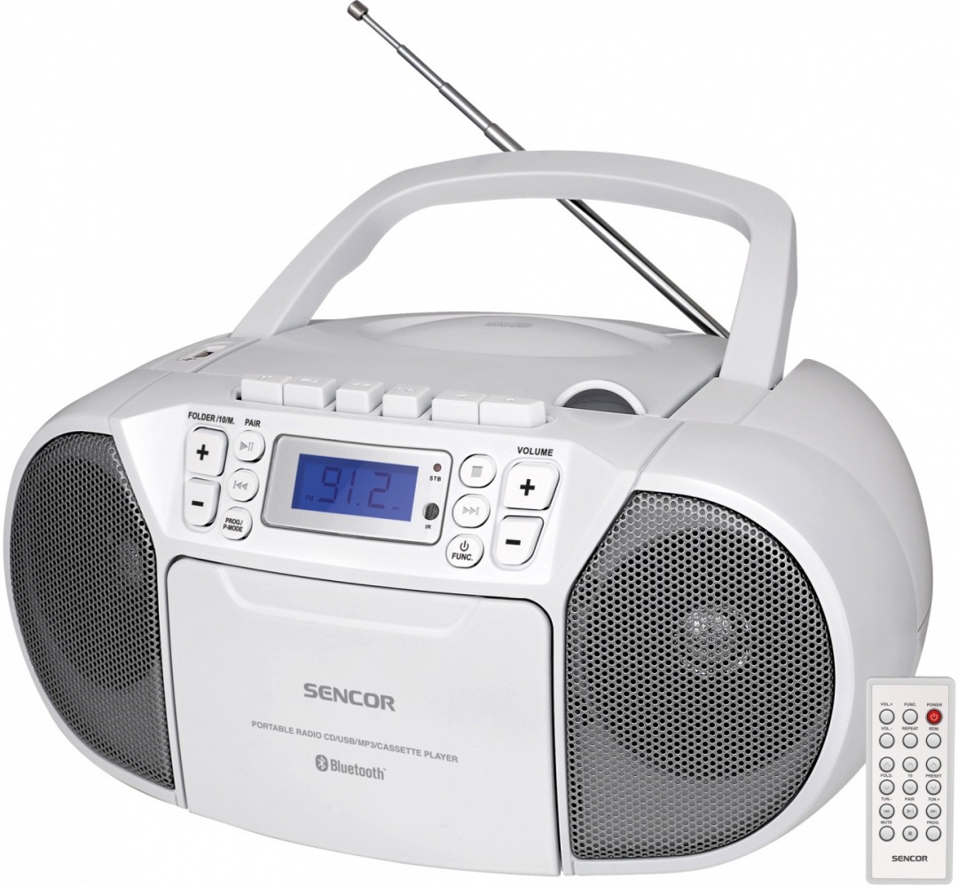 SENCOR SPT 3907W radio tape rec. CD,BT,MP3,USB SENCOR SPT 3907W radio tape rec. CD,BT,MP3,USB