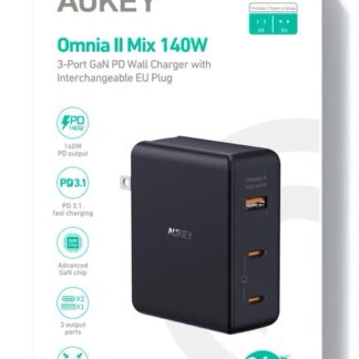 AUKEY PA-B7O Omnia II G aN Wall Charger 3xUSB