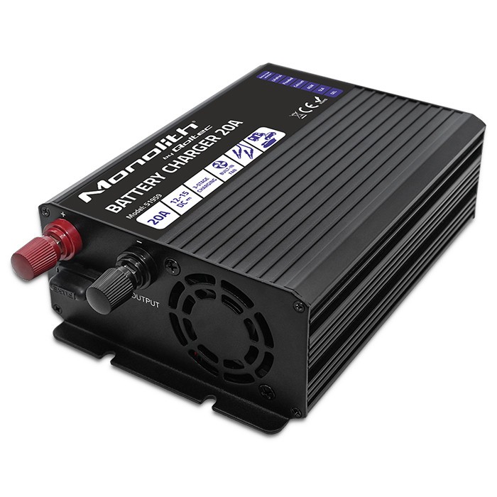 Charger for LiFePO4 AGM GEL SLA batteries, 20A Charger for LiFePO4 AGM GEL SLA batteries, 20A