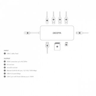 USB-C 8-in-1 Multi Hub 4K PD 100W