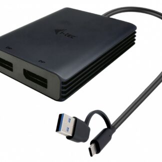 Adapter Video USB-A/USB-C Dual 4K/60 Hz DisplayPort