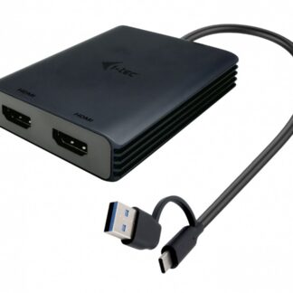 Adapter USB-A/USB-C Dual 4K/60 Hz HDMI Video