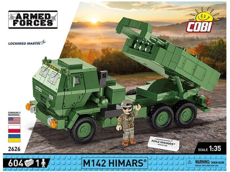 Klocki Armed Forces M142 Himars 604 elementy Klocki Armed Forces M142 Himars 604 elementy