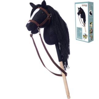 Horse on a stick HOPPIHORSE Hobby Horse A4 black