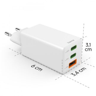 mini charger 2xUSB-C + 1xA