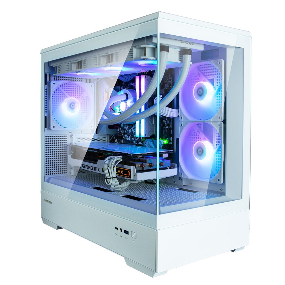 Case P30 V2 MicroATX Mini Tower 3 FansRGB White Case P30 V2 MicroATX Mini Tower 3 FansRGB White