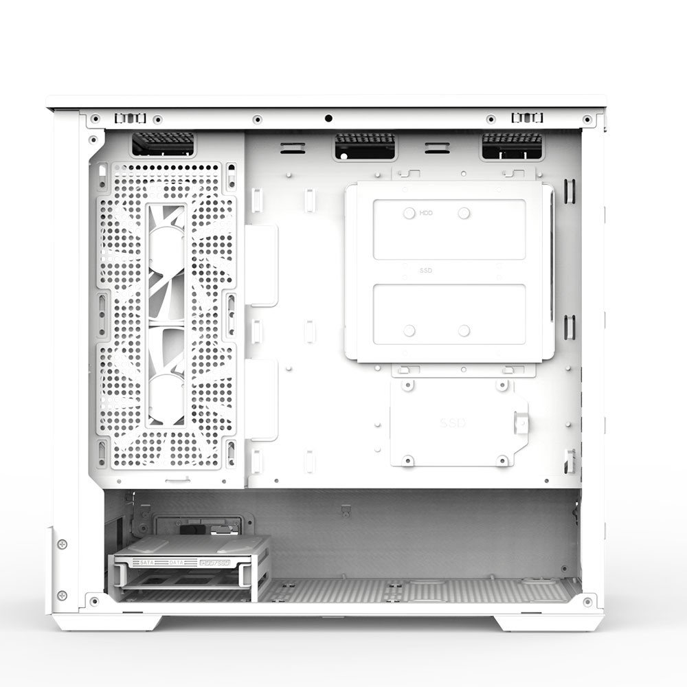 Case P30 V2 MicroATX Mini Tower 3 FansRGB White Case P30 V2 MicroATX Mini Tower 3 FansRGB White