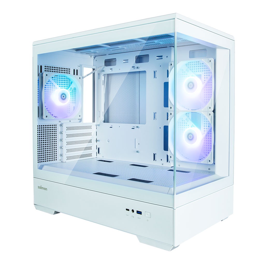Case P30 V2 MicroATX Mini Tower 3 FansRGB White Case P30 V2 MicroATX Mini Tower 3 FansRGB White