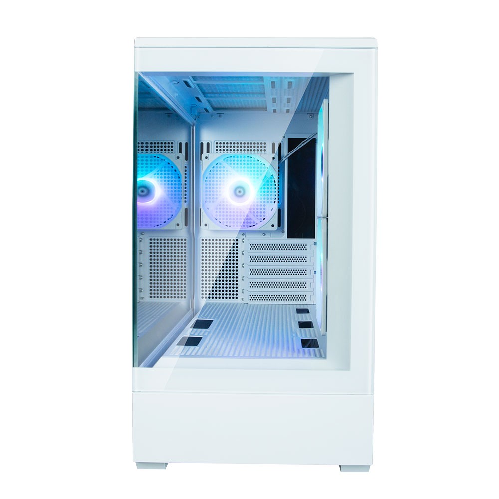 Case P30 V2 MicroATX Mini Tower 3 FansRGB White Case P30 V2 MicroATX Mini Tower 3 FansRGB White