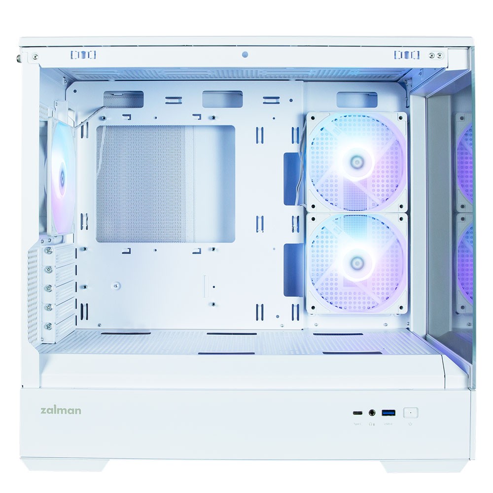 Case P30 V2 MicroATX Mini Tower 3 FansRGB White Case P30 V2 MicroATX Mini Tower 3 FansRGB White