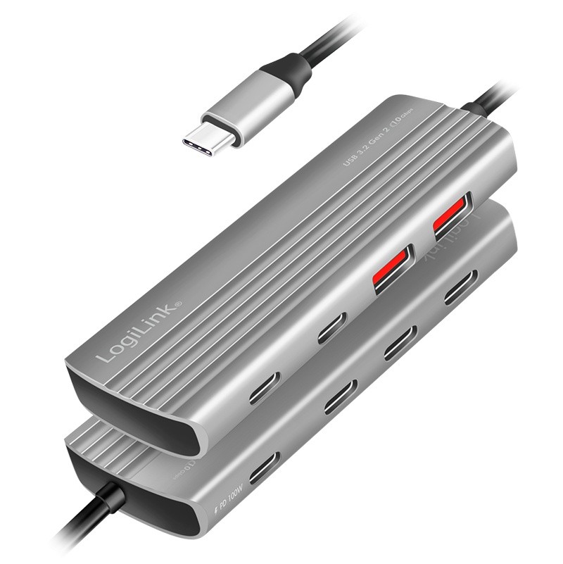 Ultra lim USB3.2 hub 2x USB-A, 5xUSB-C, PD, 100 Ultra lim USB3.2 hub 2x USB-A, 5xUSB-C, PD, 100