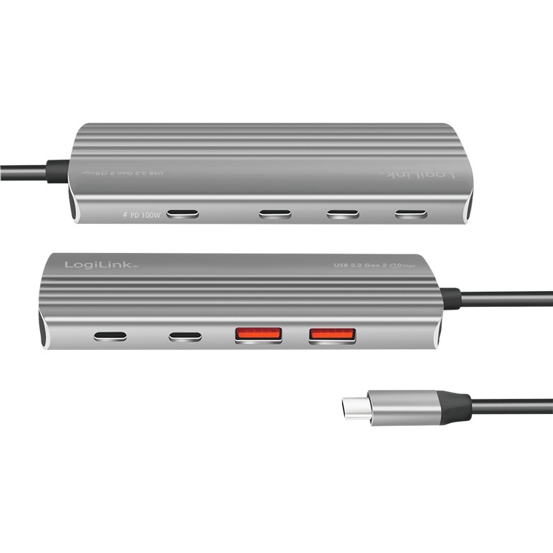 Ultra lim USB3.2 hub 2x USB-A, 5xUSB-C, PD, 100 Ultra lim USB3.2 hub 2x USB-A, 5xUSB-C, PD, 100