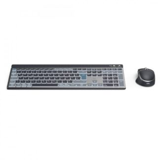 multi device keyboard and mouse set black