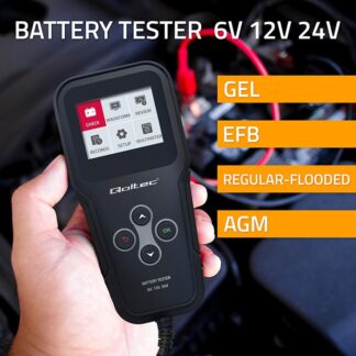 Digital battery analyzer tester 3in1 with LCD 6V