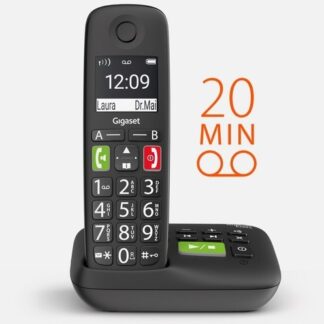 Gigaset E290A cordless telephone with digital answering machine
