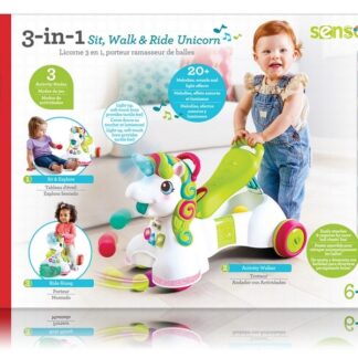 Ride-on, Pushe r 3in1 - Unicorn