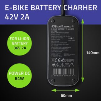 Charger for ebike Bosch 36V 42V 2A Bosch plug