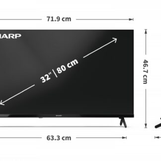 TV LED 32 inches 32HA1405E