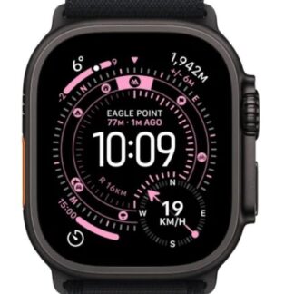 Watch Ultra 3 GPS + Cellular 49mm Black Titanium Case with Black Alpine Loop - Small