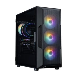 PC case I3 NEO V2 Mid Tower RGB fan x4 black