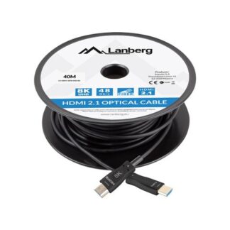 LANBERG HDMI CABLE M/M V2.1 40M 8K OPTICAL AOC