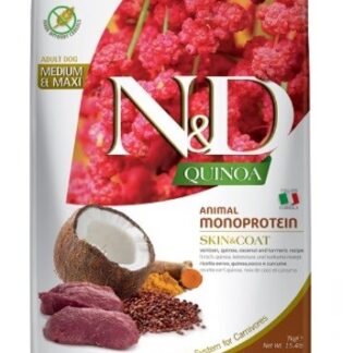 FARMINA N&D Quinoa Dog Skin&Coat Venison&Coconut Adult Medium&Maxi - dry dog food - 7 kg