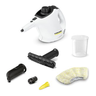 KÃ¤rcher SC 1 Cylinder steam cleaner 1200 W Black  White