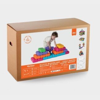 Marioinex âbrickâ building blocks  33 pastel-coloured pieces